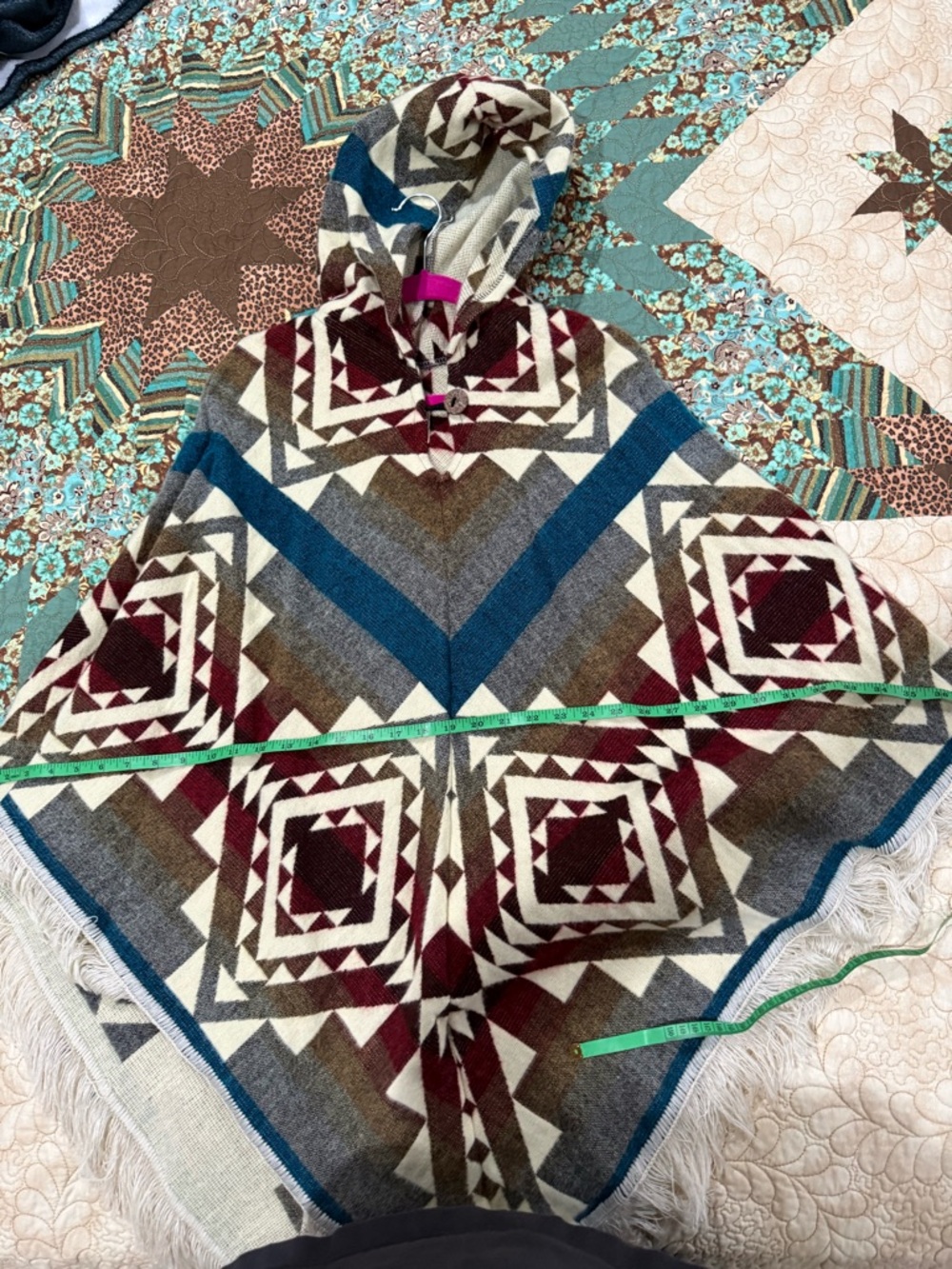 The little poncho adult sized poncho unisex one size - Picture 7 of 9